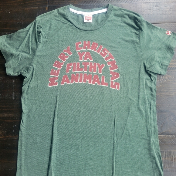 HOMAGE Green and Red Short Sleeve Tee - Picture 1 of 2